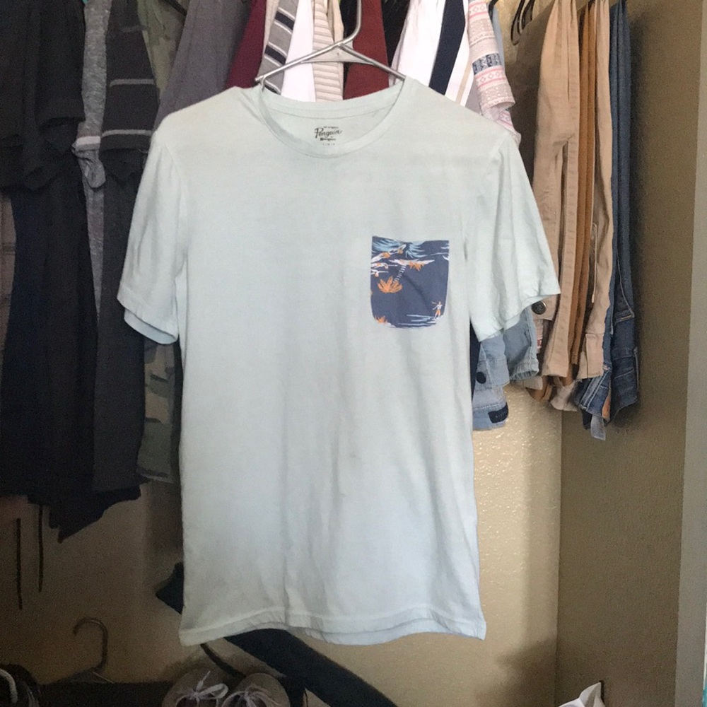 Light blue shirt